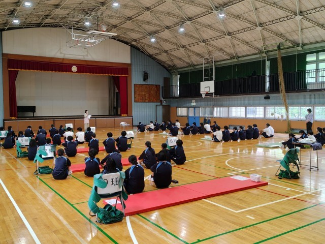 体育館の様子