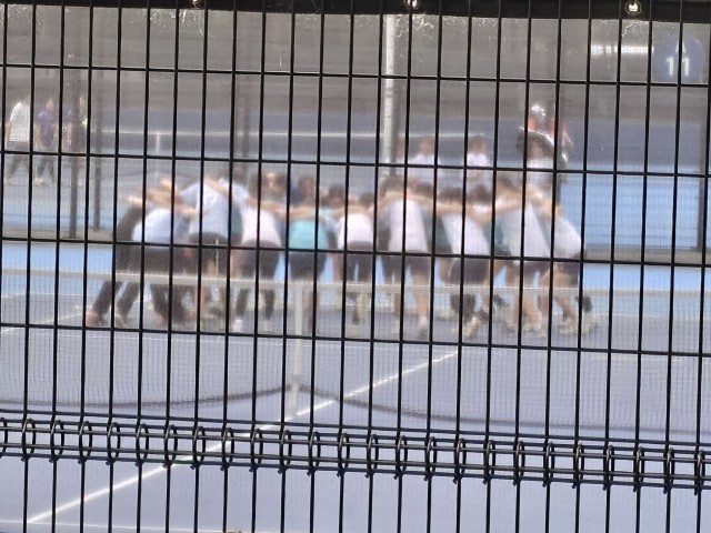 みんなで円陣