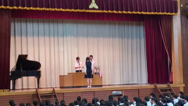 テニス部表彰