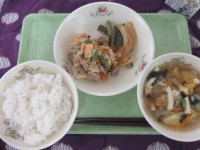 今日の給食