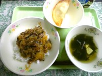 今日の給食