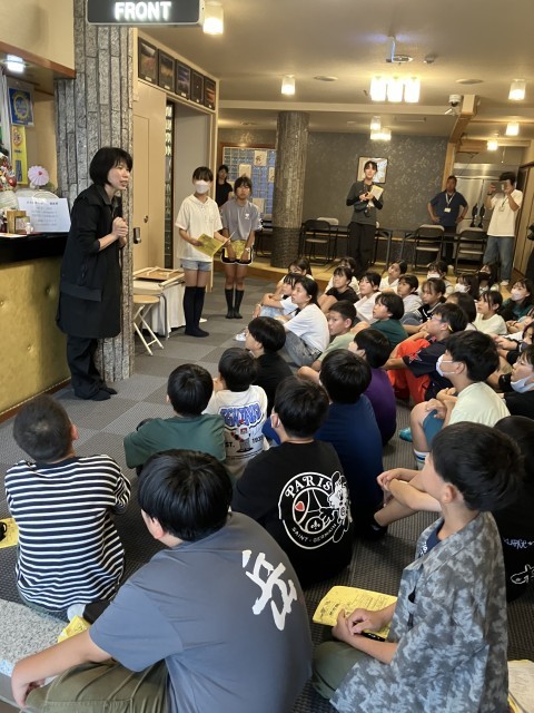 開室式で宿舎の方のお話
