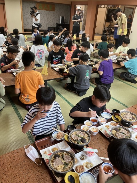 宿舎でおいしい夕食