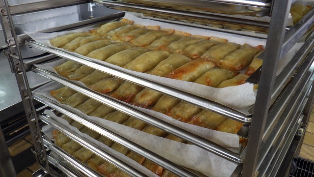 パイがおいしそうに焼けました。