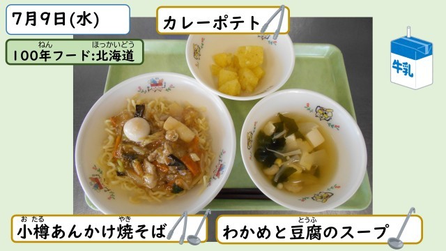 7月9日の給食