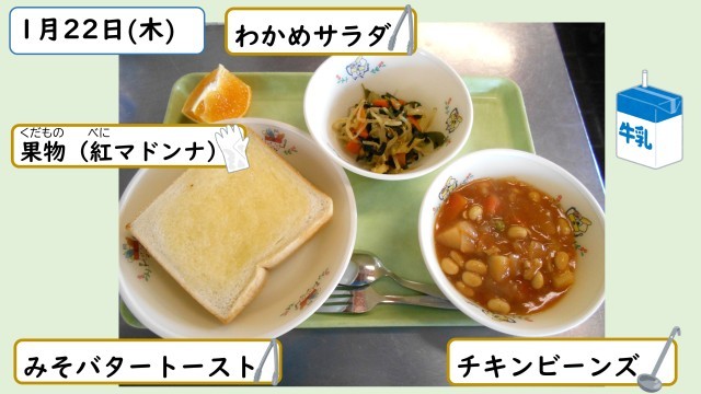 1月22日の給食