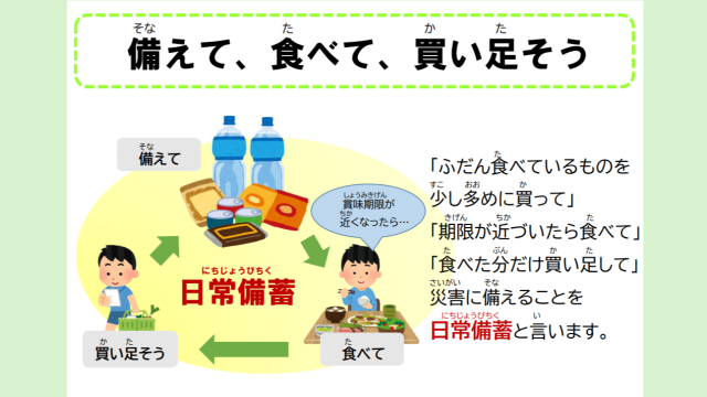防災まなぶ給食