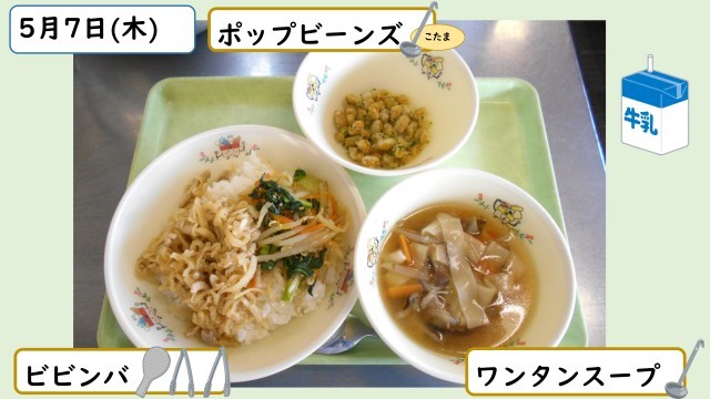 5月7日の給食