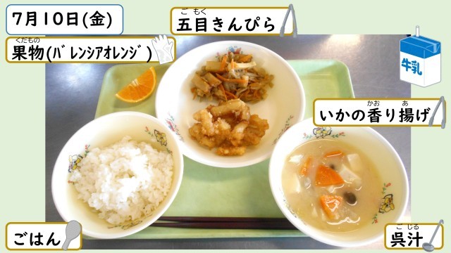 7月10日の給食