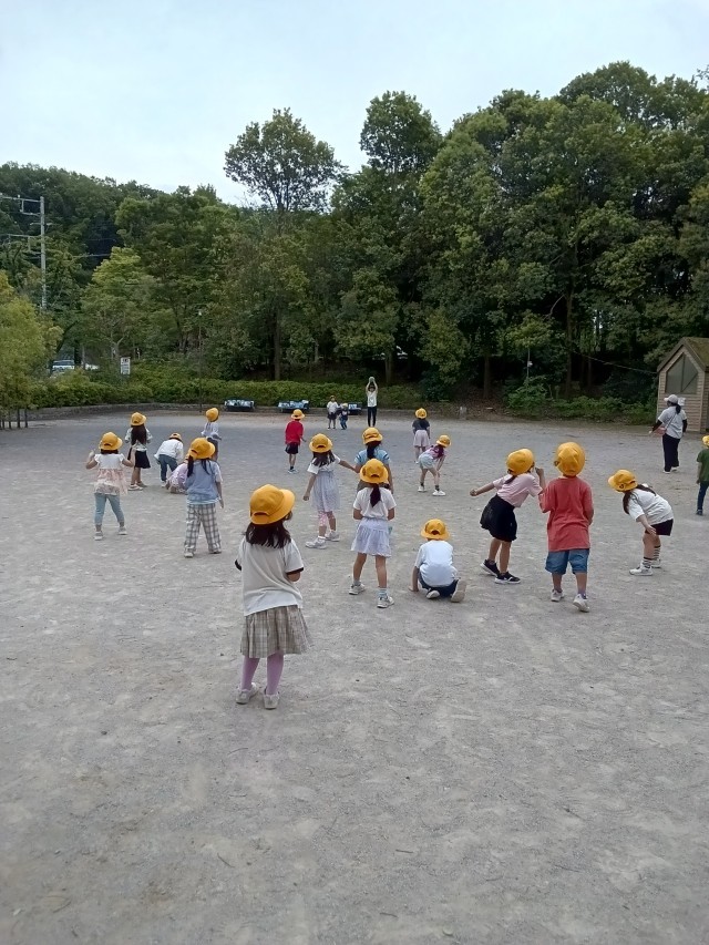 だるまさんがころんだ、をボールで