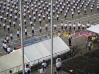 開会式　力強い宣誓が行われました