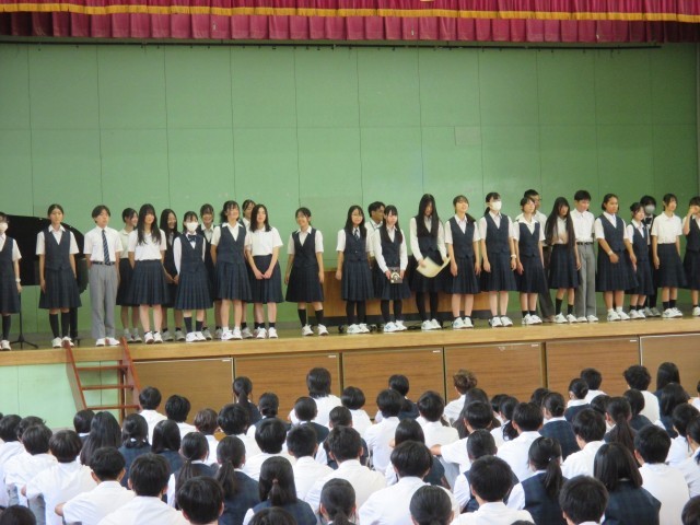 表彰：吹奏楽部