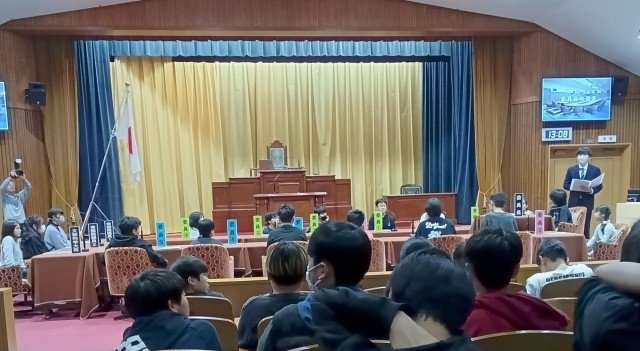 国会議事堂参議院体験プログラム