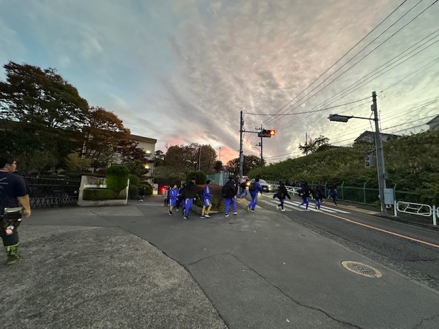 【放課後「第１陣」の下校】