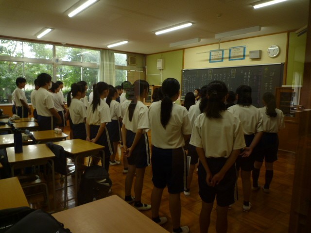 合唱練習（教室）