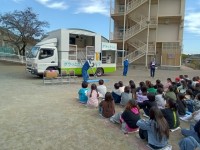 避難訓練（起震車）１