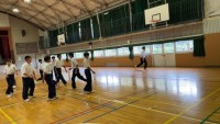昼休み　体育館開放中