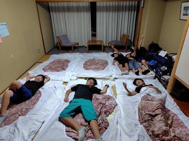 今にも寝そうです