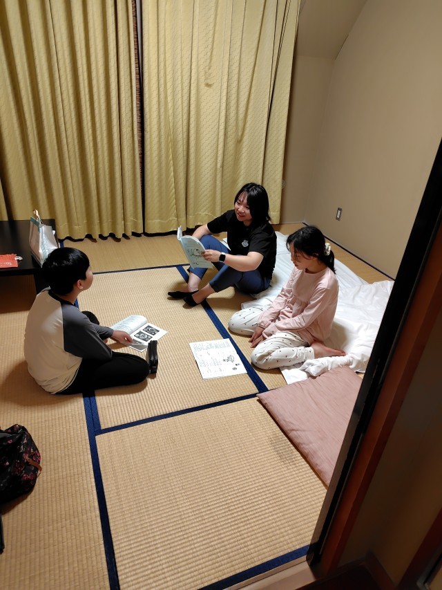 班長会議中