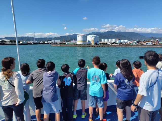 イルカを見つけました。